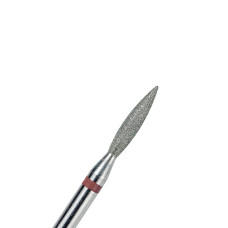 TOUCH Frez diamentowy płomyk ostry czerwony 2,1 mm